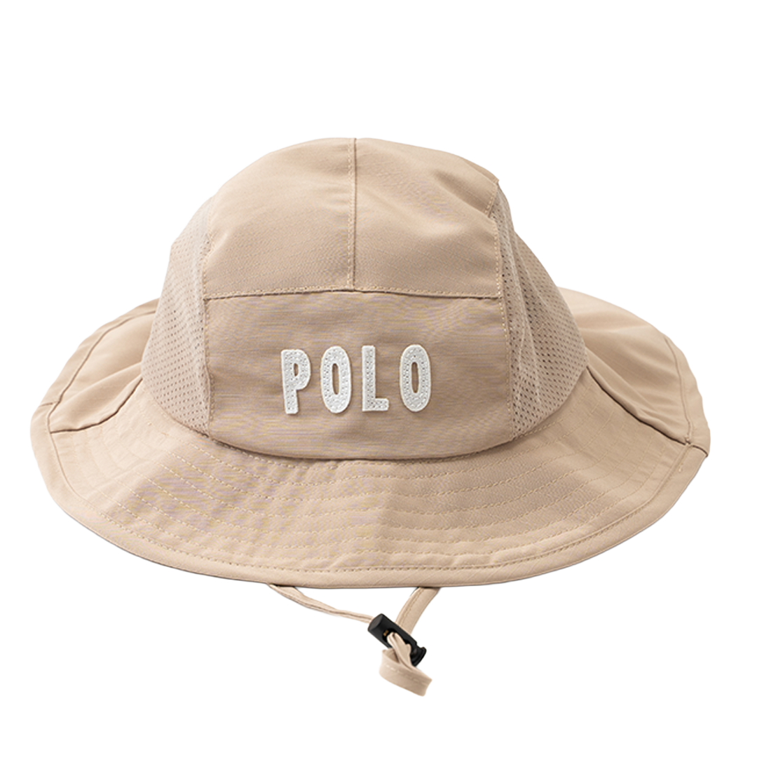 【KIDS】POLOロゴワッペンツバヒロハット