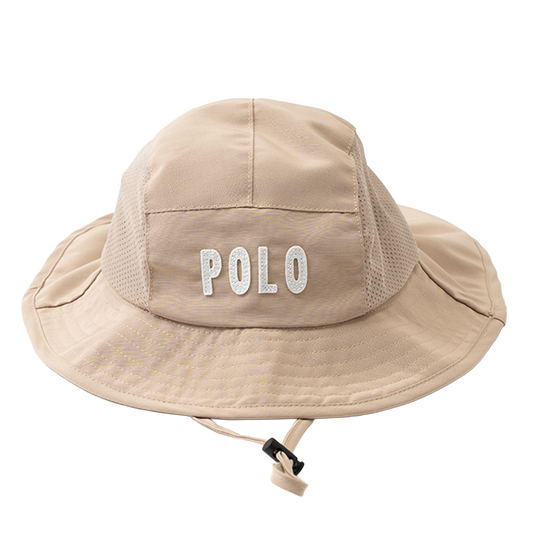 【KIDS】POLOロゴワッペンツバヒロハット