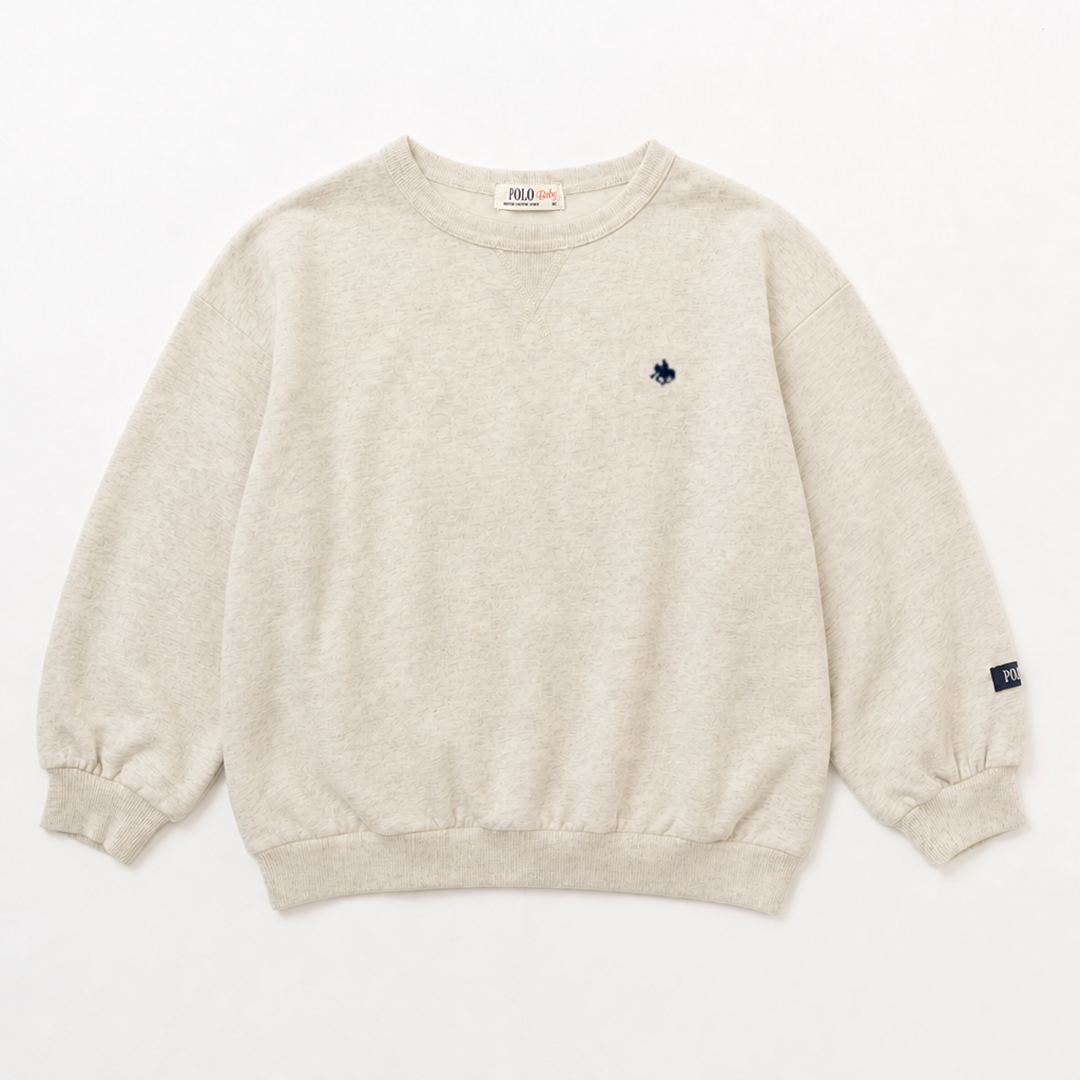 【BABY】プレイヤー刺繍 クルーネックスウェット