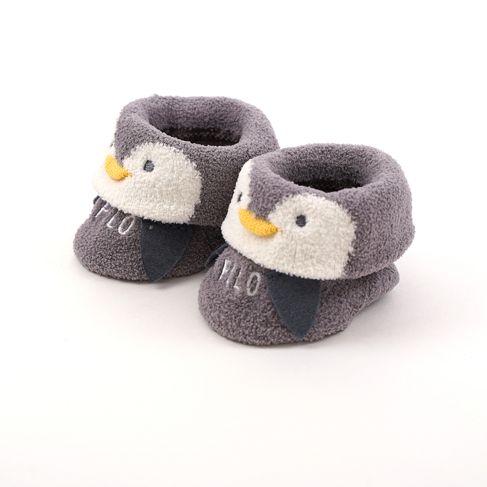 【BABY】アニマル立体ソックス（もこもこペンギン）
