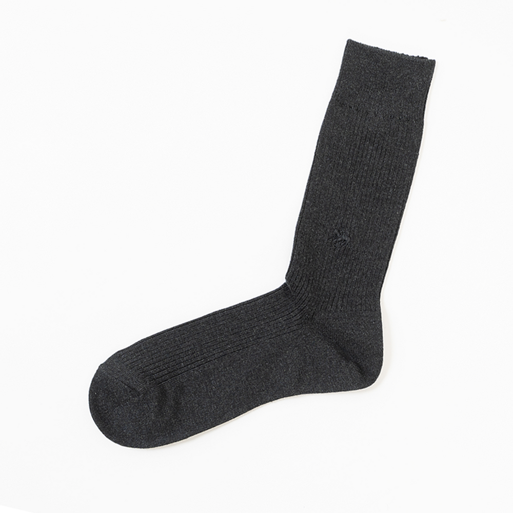 【MEN’S】POLOワンポイントリブソックス