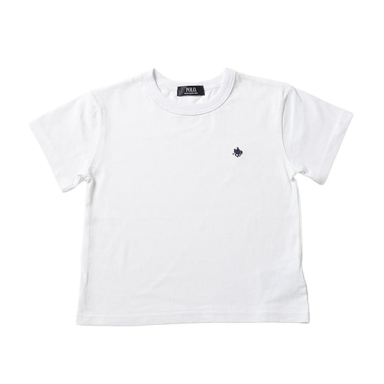 【KIDS】プレイヤー刺繍無地Tシャツ