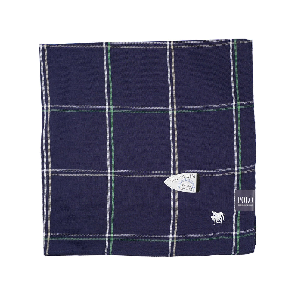 【GOODS】先染めチェック柄ハンカチPLM5054