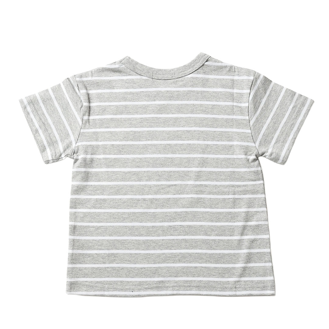【KIDS】プレイヤー刺繍ボーダーTシャツ