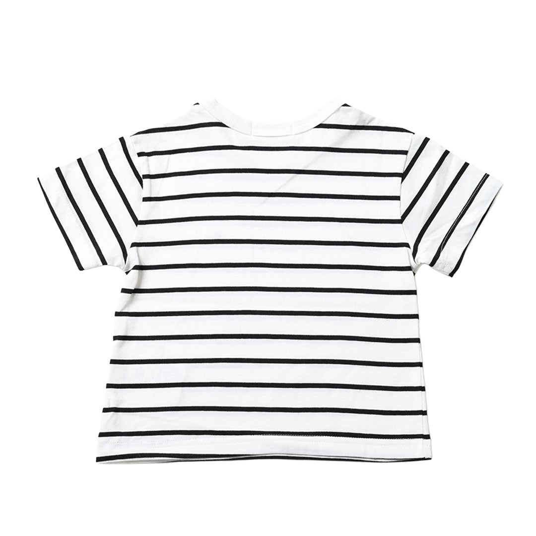 【BABY】プレイヤー刺繍ボーダーTシャツ