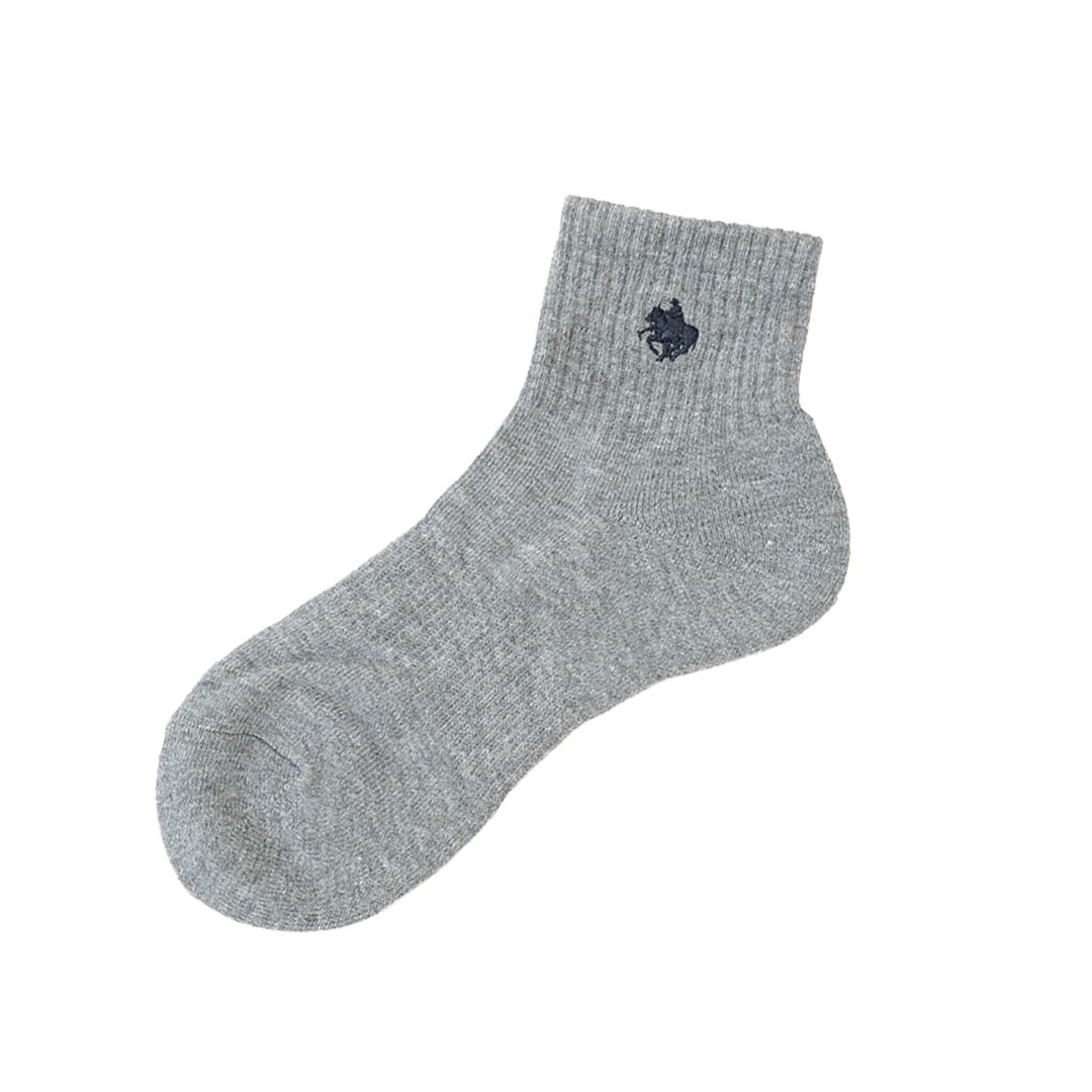 【MEN’S】プレイヤー刺繍クルー丈ソックス3足セット