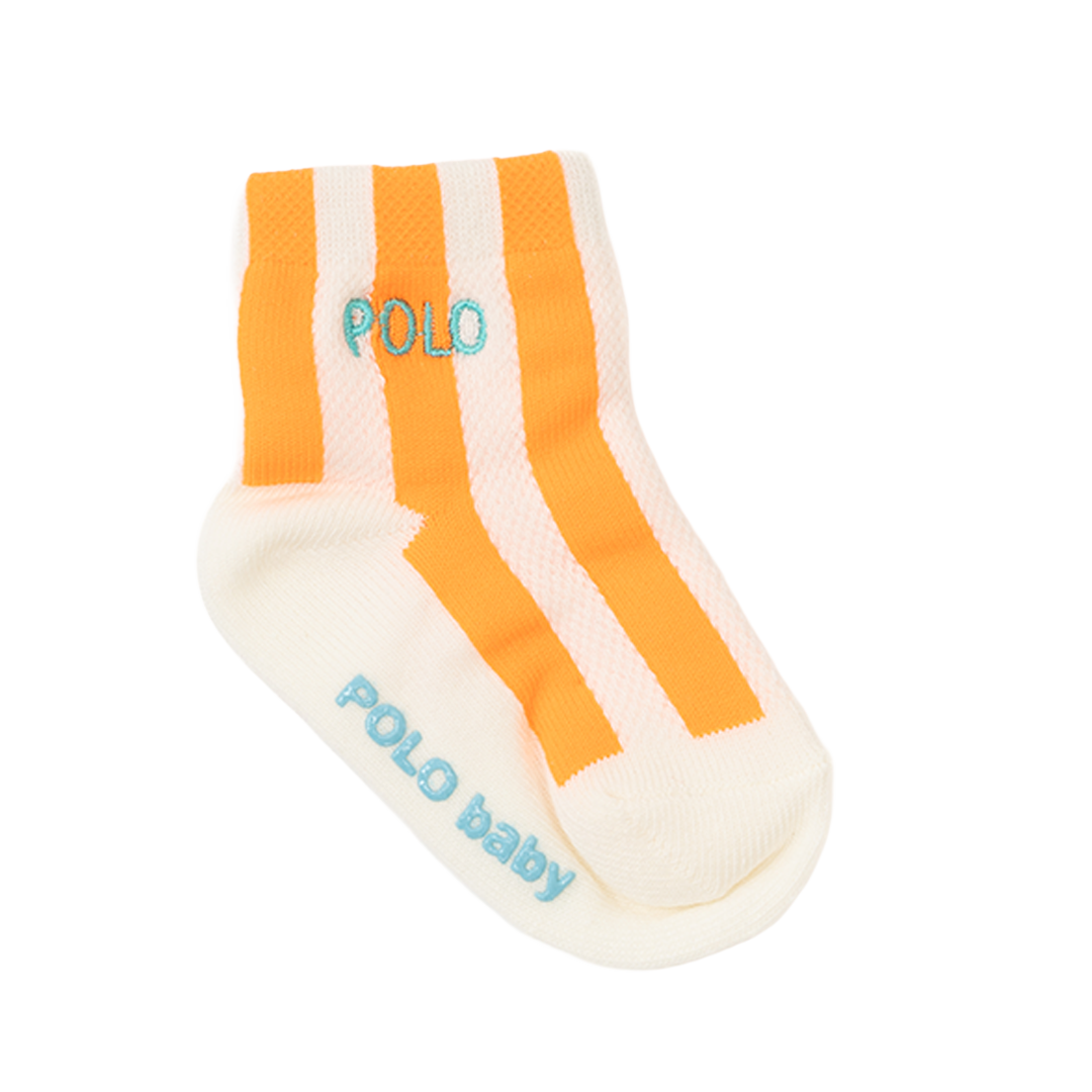 【BABY】【KIDS】３Pソックス　ローストライプ