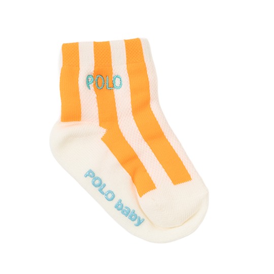 【BABY】【KIDS】３Pソックス　ローストライプ