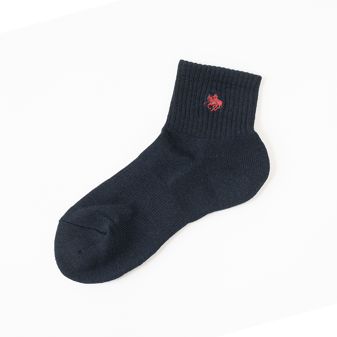 【MEN’S】プレイヤー刺繍クルー丈ソックス3足セット