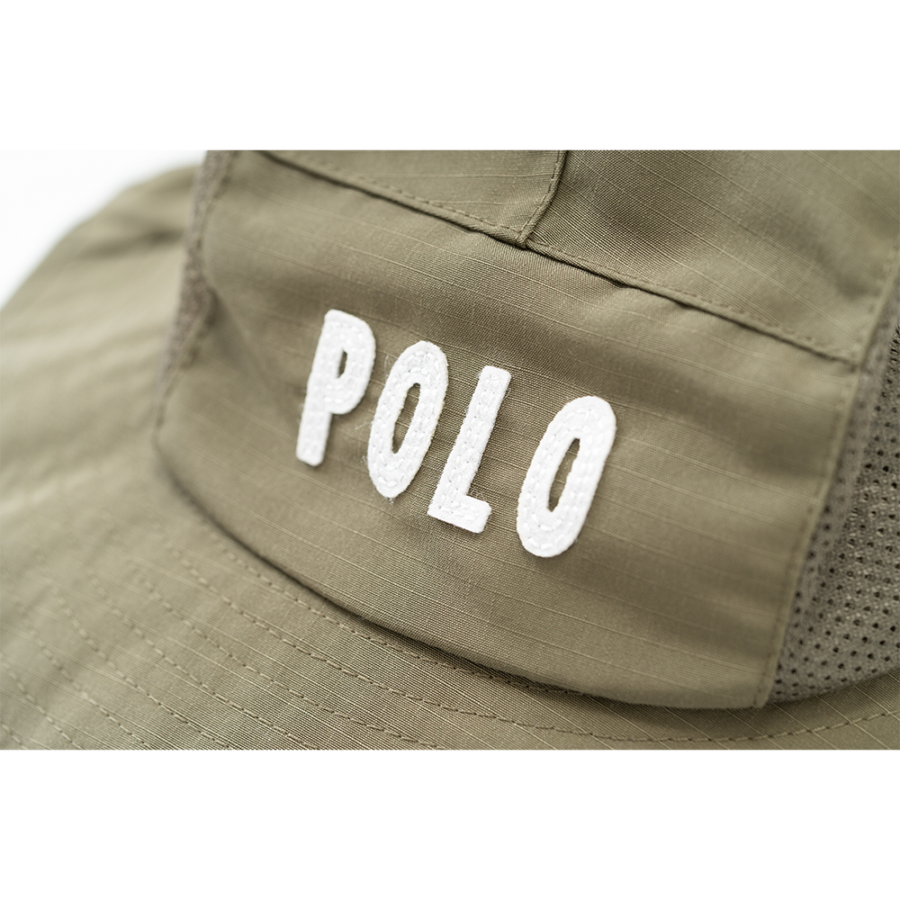 【KIDS】POLOロゴワッペンツバヒロハット