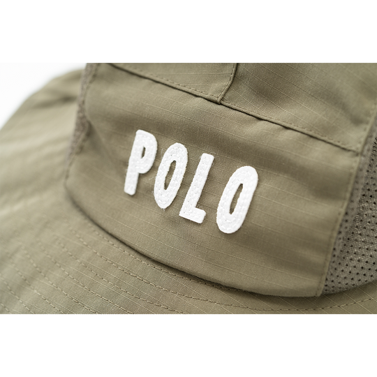 【KIDS】POLOロゴワッペンツバヒロハット