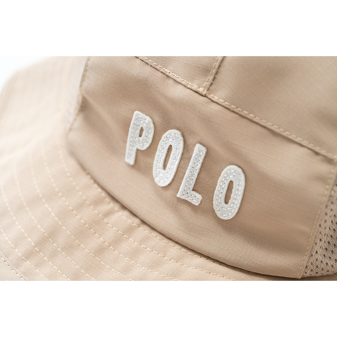 【KIDS】POLOロゴワッペンツバヒロハット