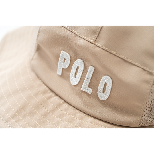 【KIDS】POLOロゴワッペンツバヒロハット