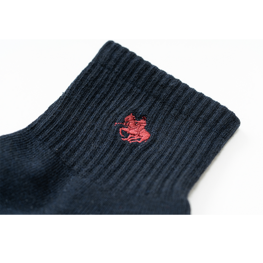 【MEN’S】プレイヤー刺繍クルー丈ソックス3足セット