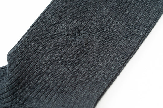 【MEN’S】POLOワンポイントリブソックス
