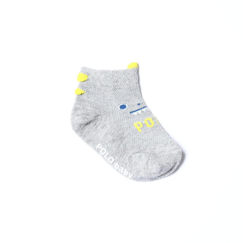 【BABY】【KIDS】３Pソックス　キョウリュウ