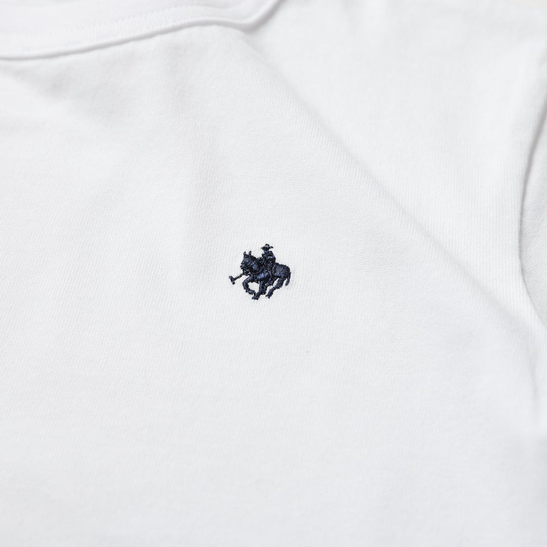 【KIDS】プレイヤー刺繍無地Tシャツ