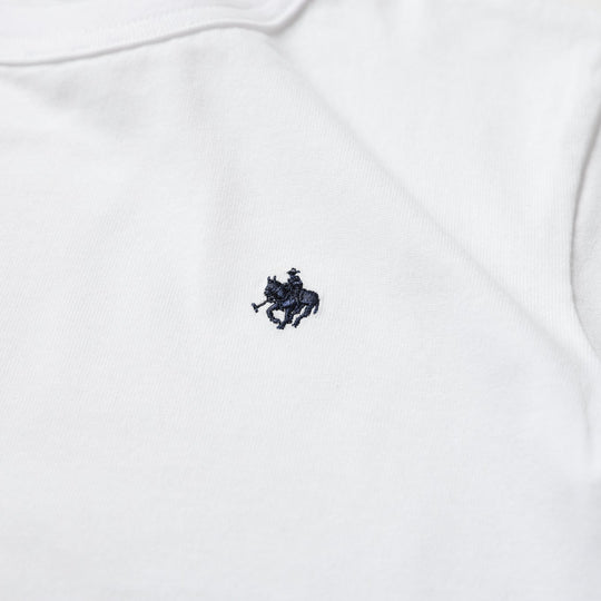 【KIDS】プレイヤー刺繍無地Tシャツ