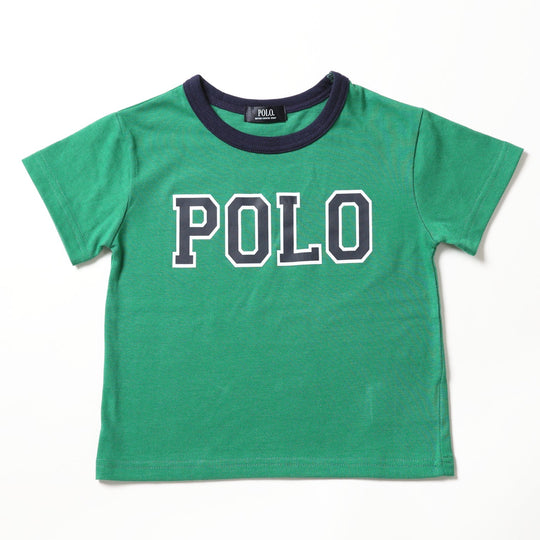 【KIDS】POLOロゴ配色バインダーTシャツ
