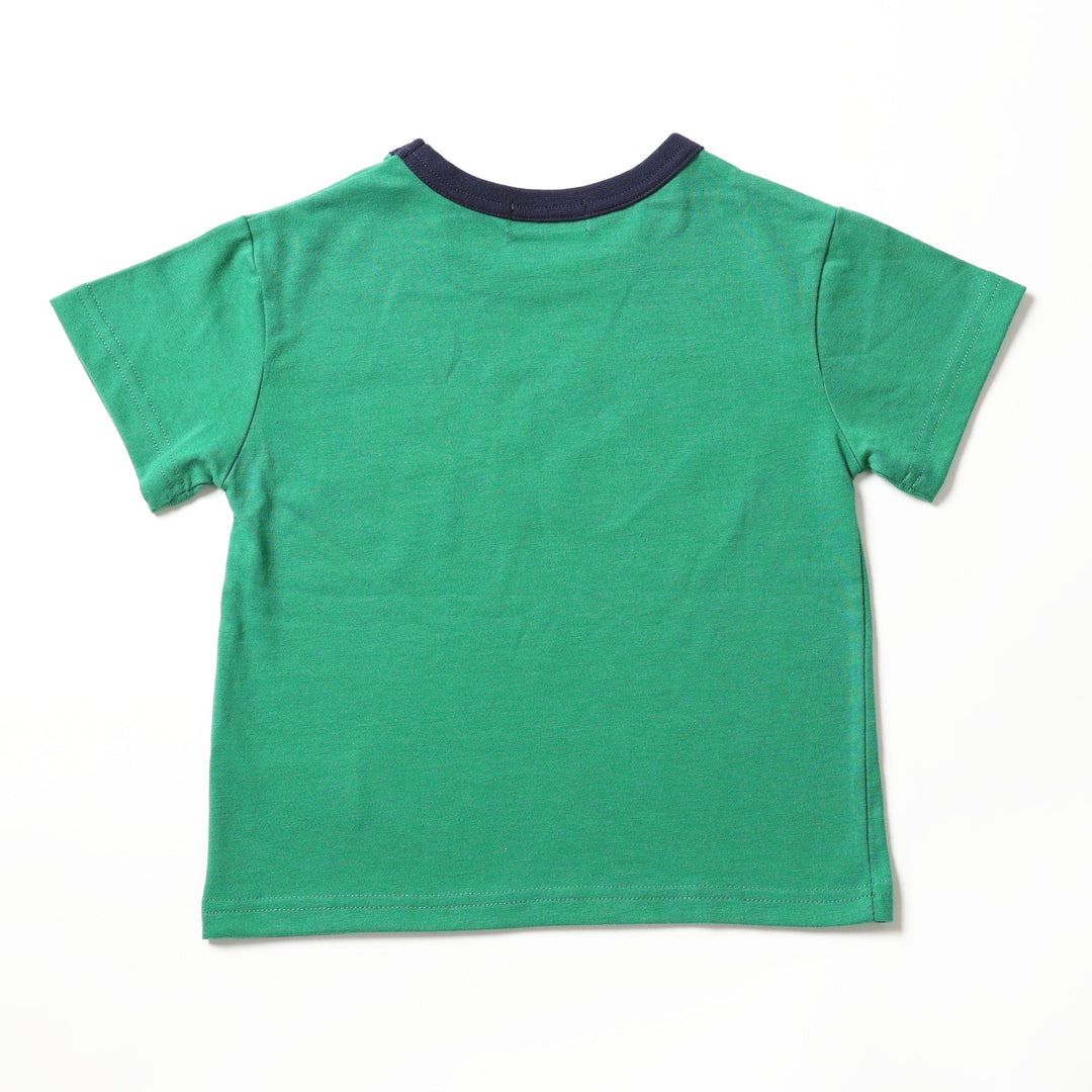 【KIDS】POLOロゴ配色バインダーTシャツ
