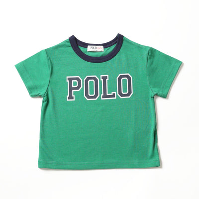 【BABY】POLOロゴ配色バインダーTシャツ