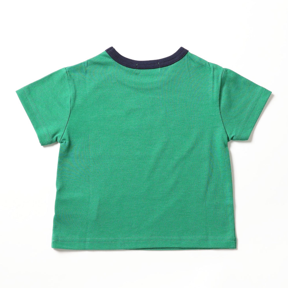 【BABY】POLOロゴ配色バインダーTシャツ