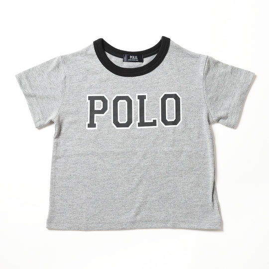 【KIDS】POLOロゴ配色バインダーTシャツ