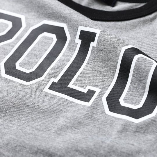 【BABY】POLOロゴ配色バインダーTシャツ