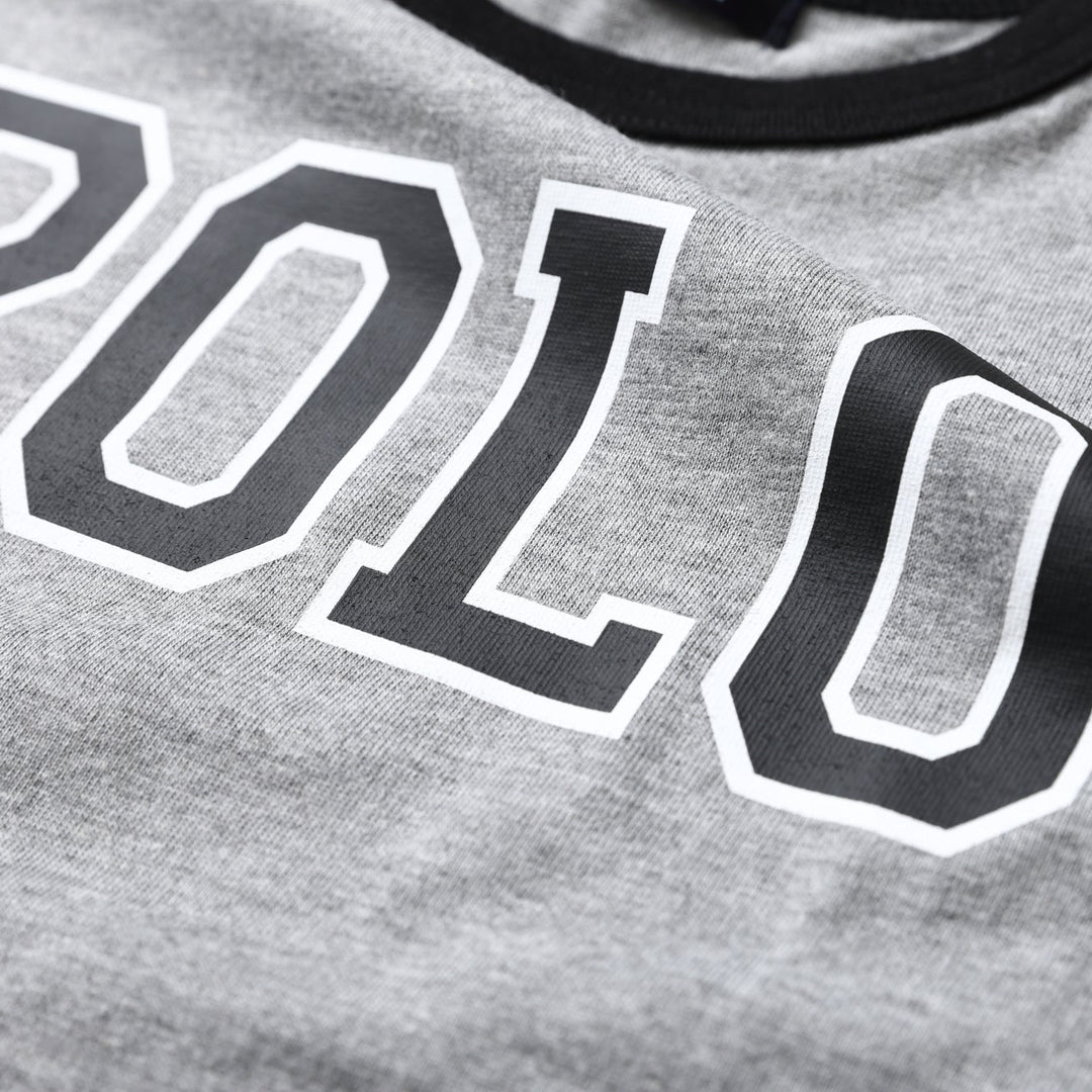 【KIDS】POLOロゴ配色バインダーTシャツ