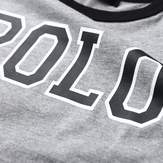 【KIDS】POLOロゴ配色バインダーTシャツ