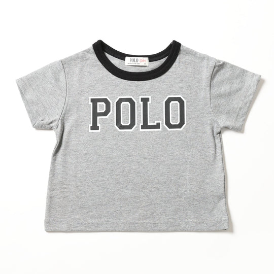 【BABY】POLOロゴ配色バインダーTシャツ