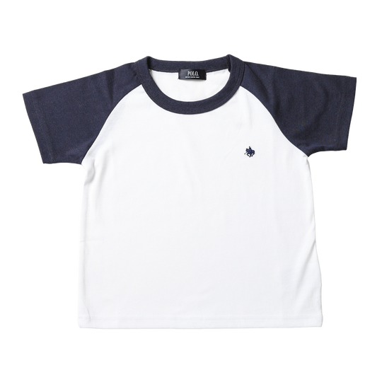 【KIDS】ラグラン配色Tシャツ