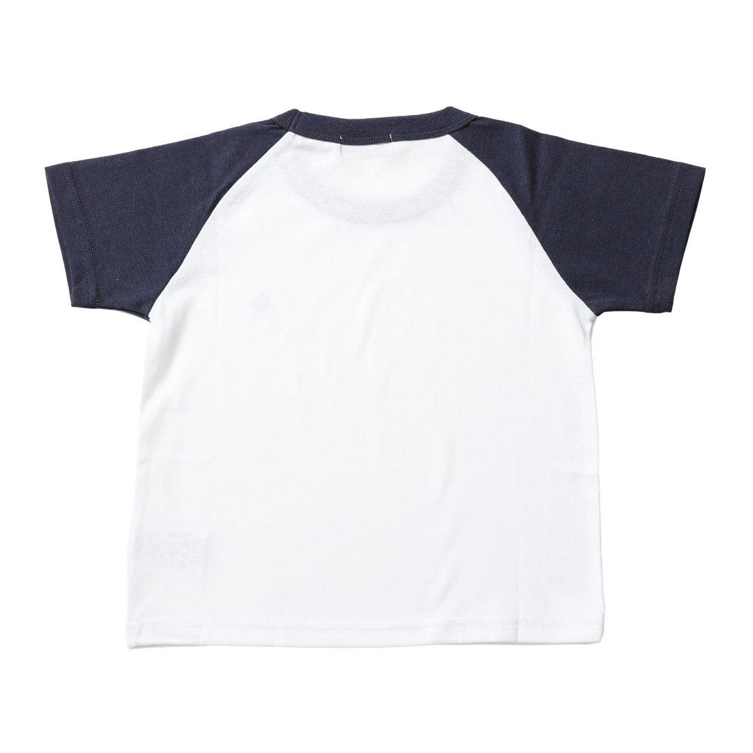 【KIDS】ラグラン配色Tシャツ