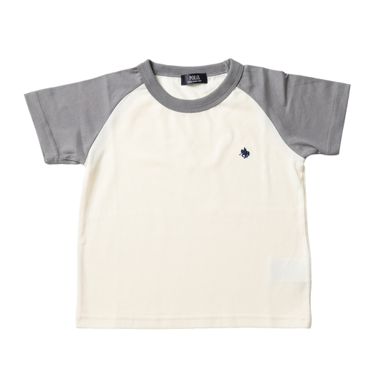 【KIDS】ラグラン配色Tシャツ