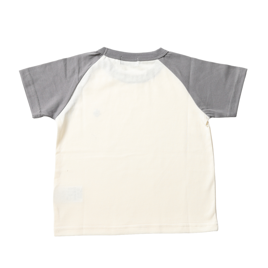 【KIDS】ラグラン配色Tシャツ