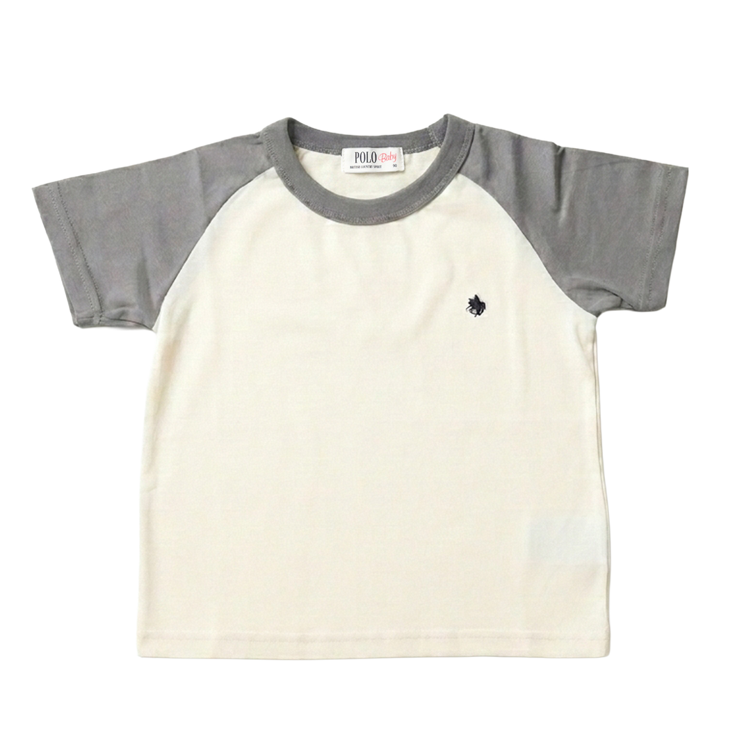 【BABY】ラグラン配色Tシャツ