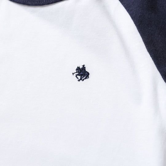 【KIDS】ラグラン配色Tシャツ