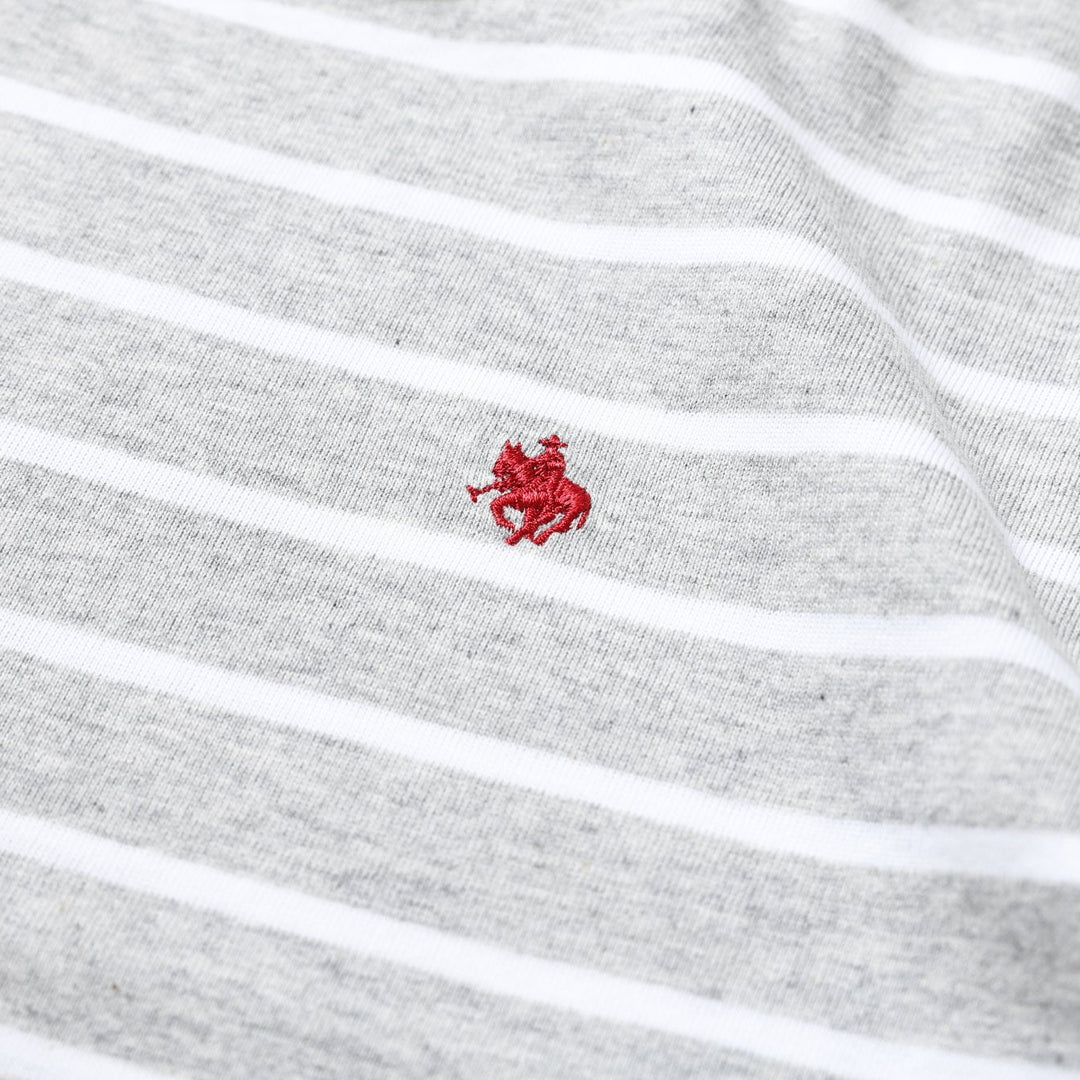【KIDS】プレイヤー刺繍ボーダーTシャツ