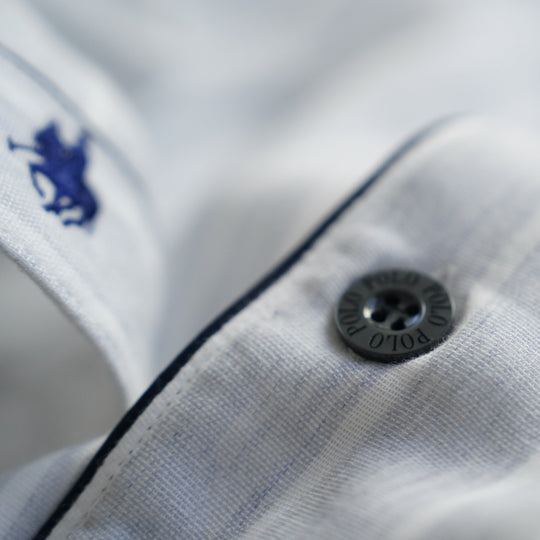 【MEN’S】先染め三重ガーゼ　ストライプパジャマ