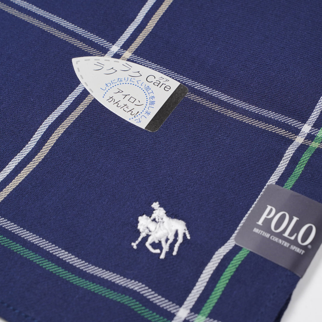 【GOODS】先染めチェック柄ハンカチPLM5054