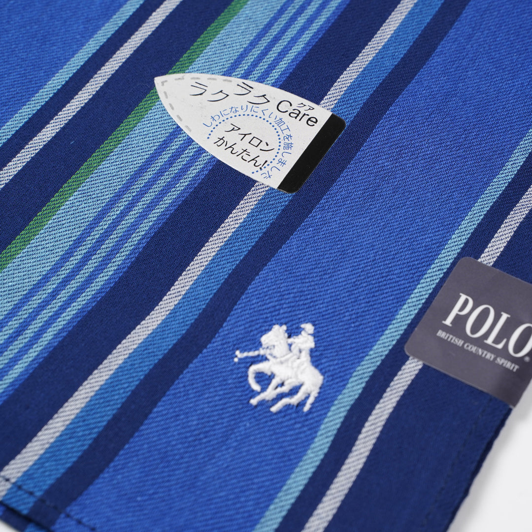 【GOODS】先染めストライプ柄ハンカチPLM5056