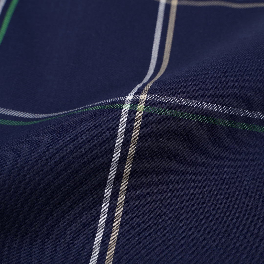 【GOODS】先染めチェック柄ハンカチPLM5054