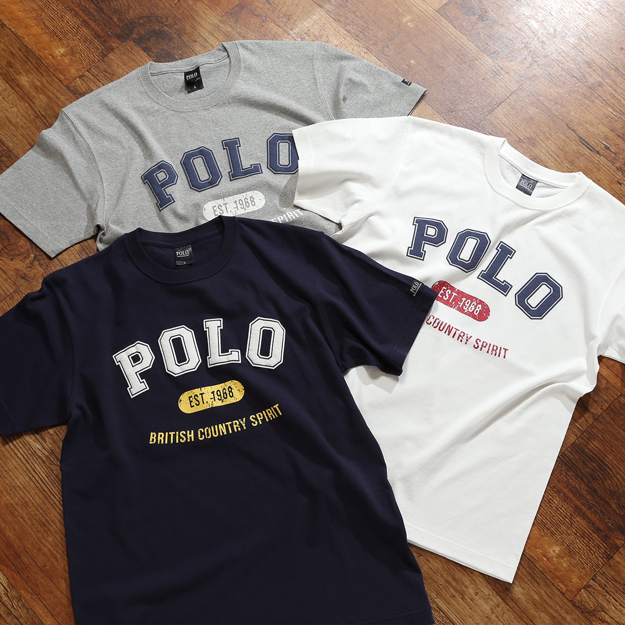 MEN'S】POLOビンテージ調プリント/ヘビーオンスTシャツ – POLO British