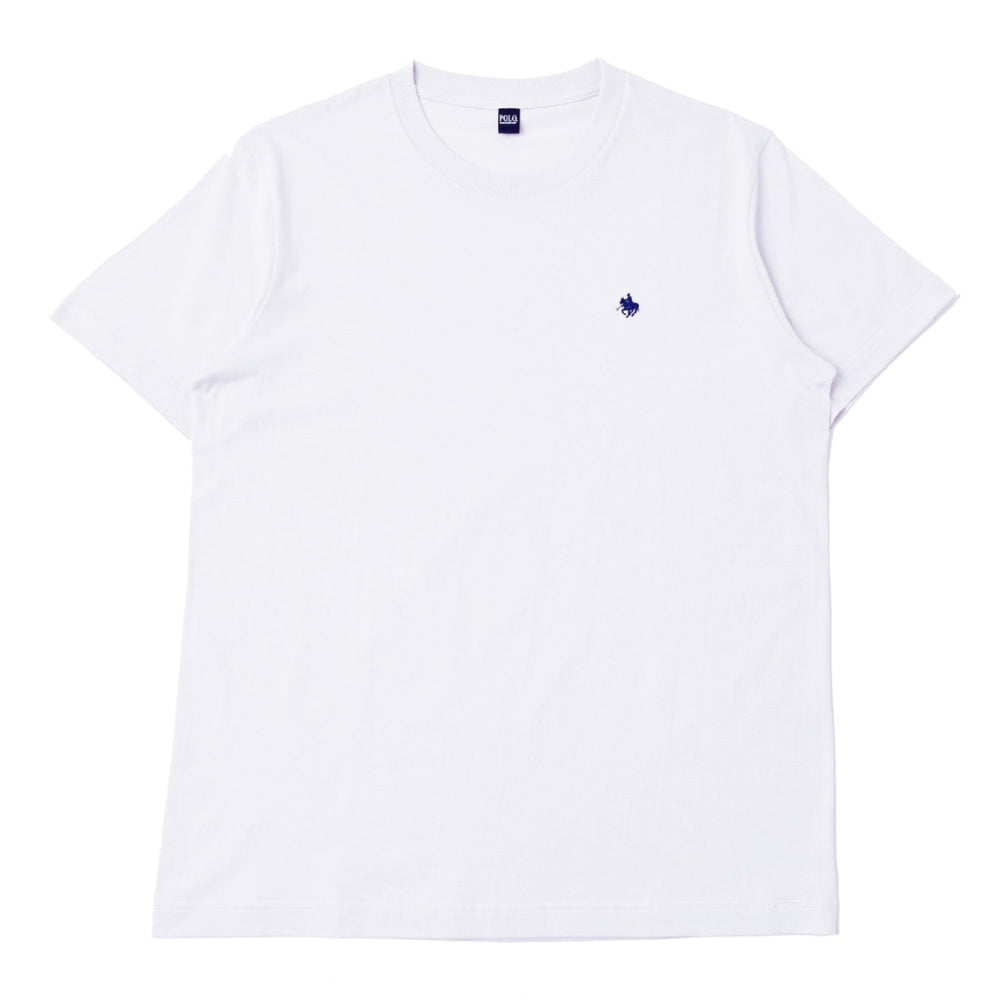 【MEN’S】ワンポイント刺繍クルーネックTシャツ