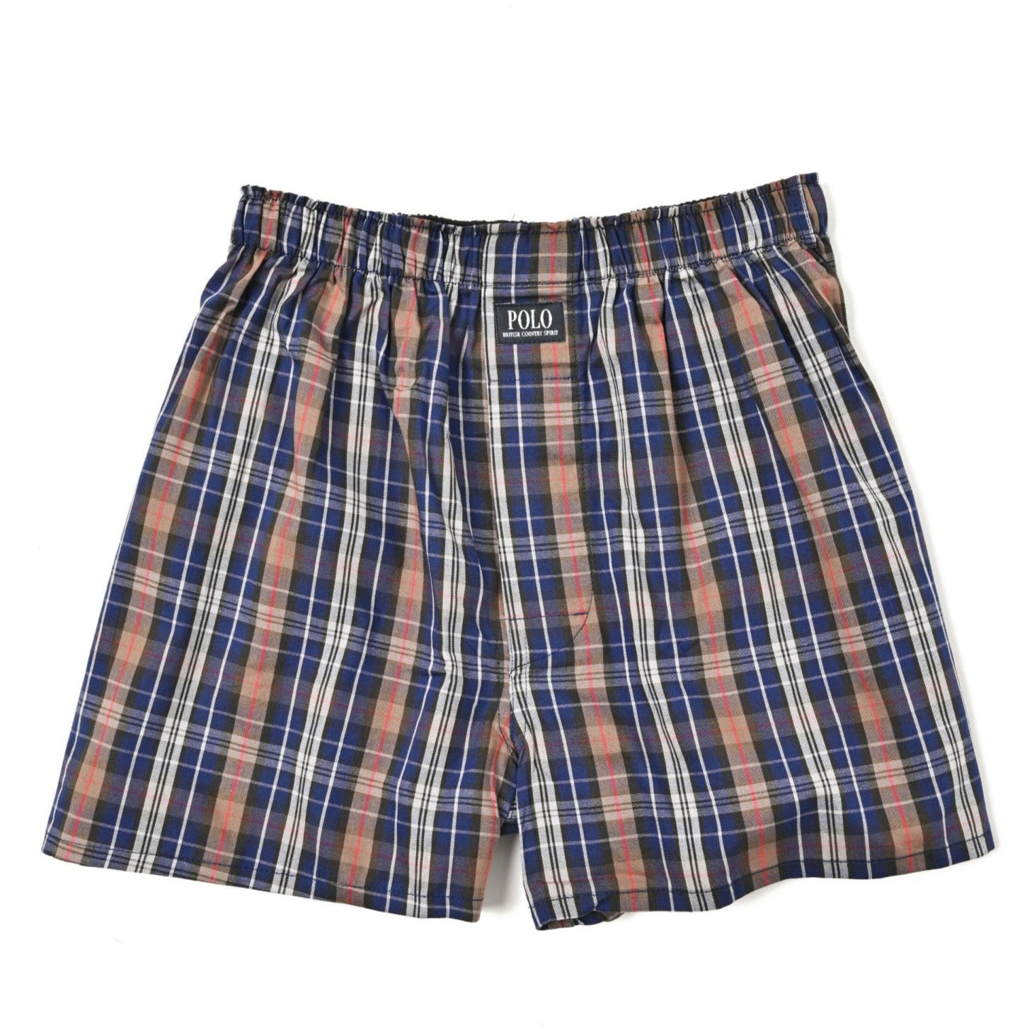 MEN'S】先染めチェック柄トランクス（前あき） – POLO British Country