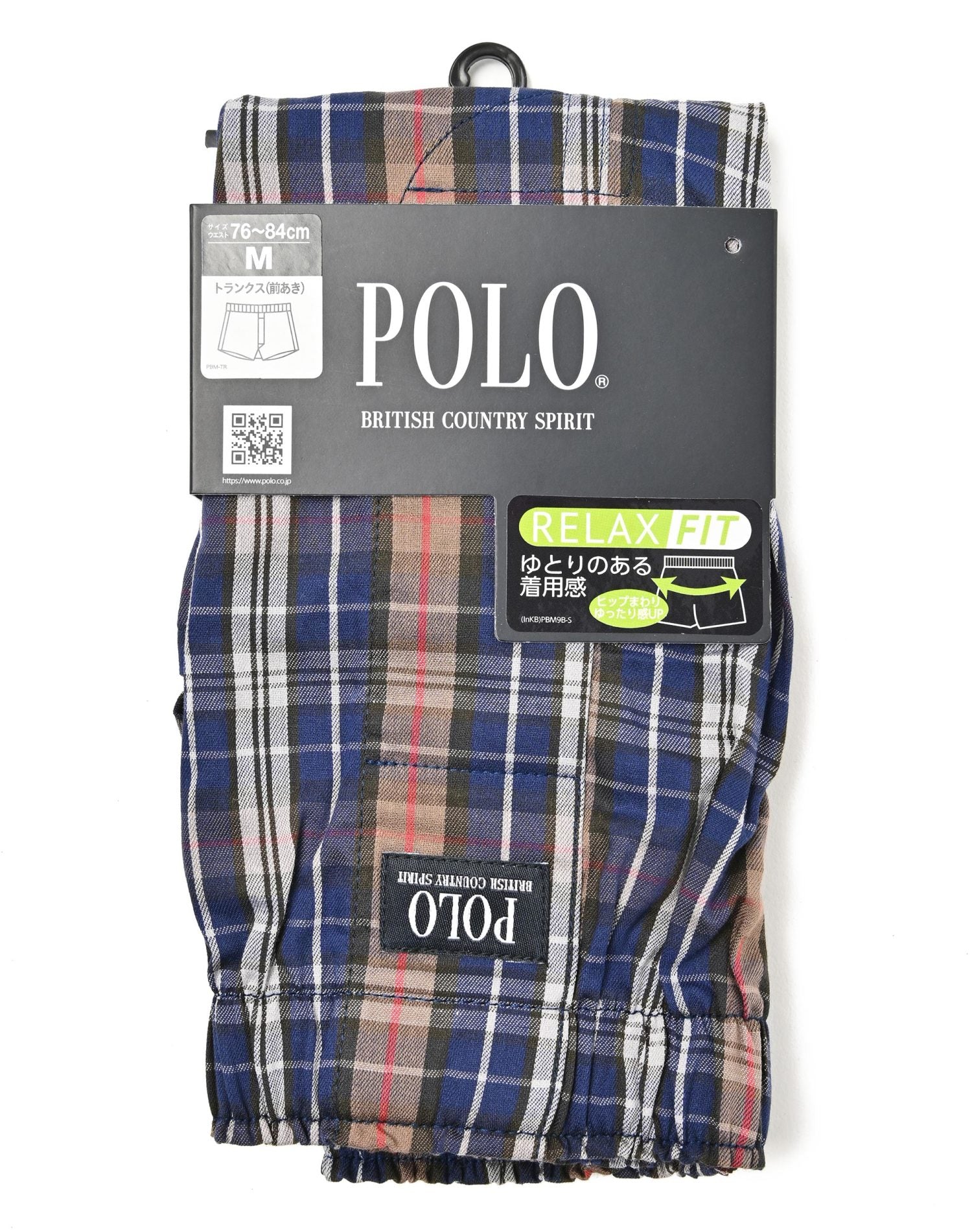 MEN'S】先染めチェック柄トランクス（前あき） – POLO British Country